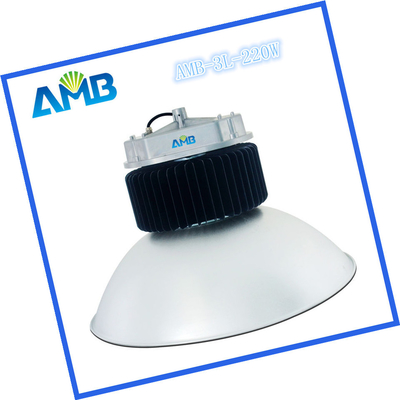 220W AC220~240V IP65 LED High Bay, Copper Cooling System LED Industrial Light Fixtures