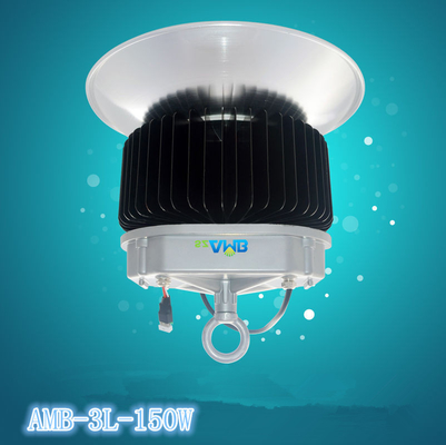 150W IP65 LED High Bay Light Fixtures With 60mil Bridgelux LED Chip And 2700-3200K Warm White