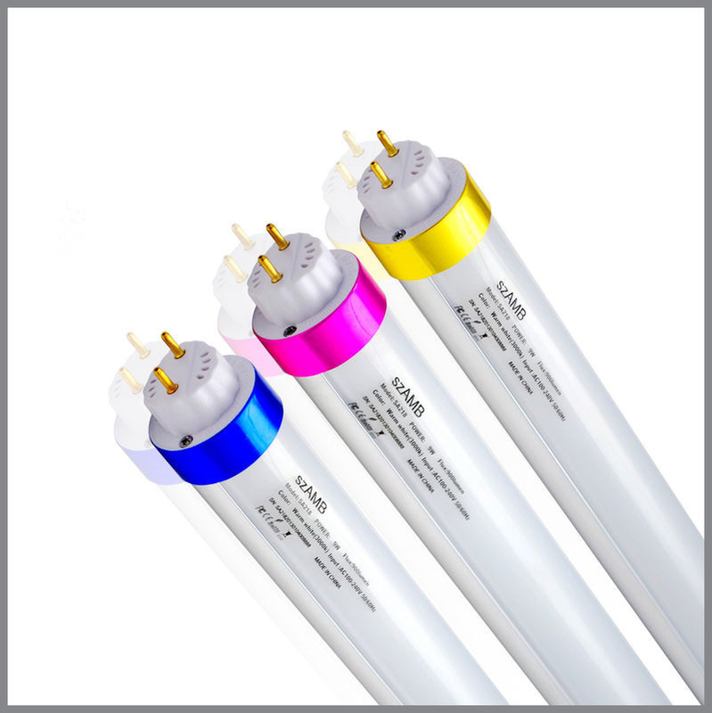 AC185 - 277V SMD Fluorescent Tube Lights , 9W Everlight 3528 T8 Led Tube Light